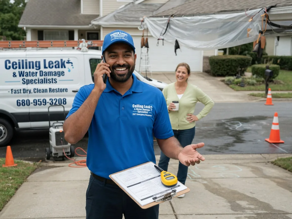 Ceiling Leak Cleanup Mannington, WV FAQs
